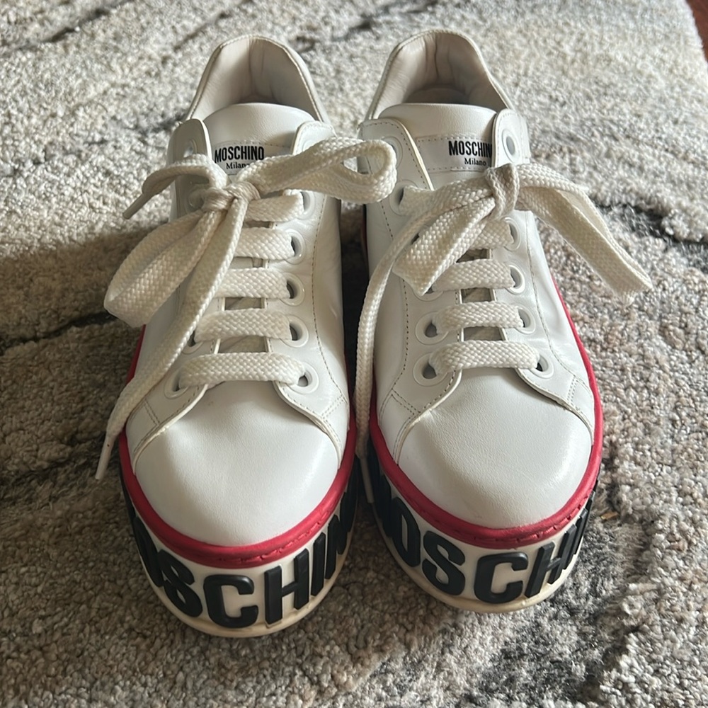 Moschino Platform Logo Sneakers